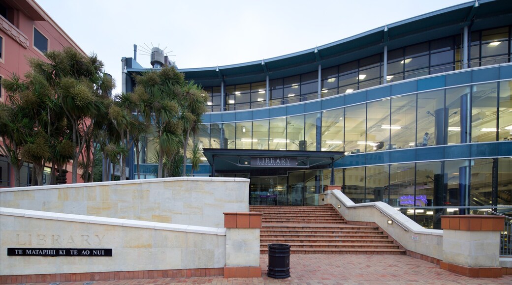 Central Library which includes an administrative building