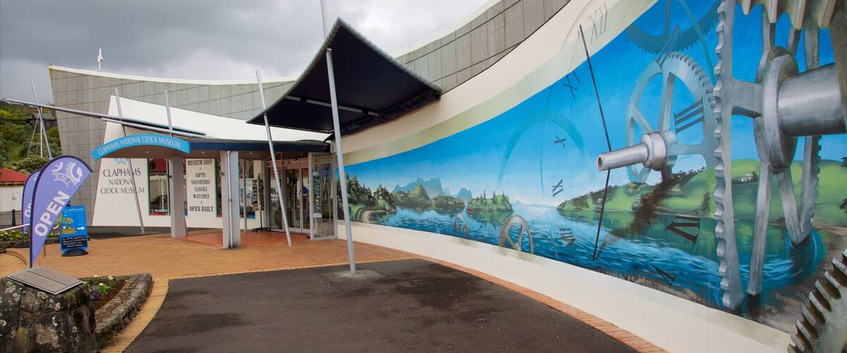 Clapham\'s Clocks which includes outdoor art