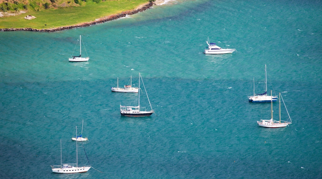 Mount Manaia featuring sailing and a bay or harbour