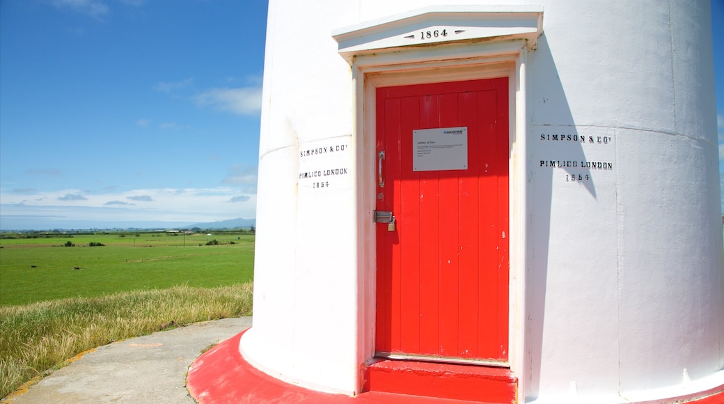 Cape Egmont Lighthouse featuring a lighthouse