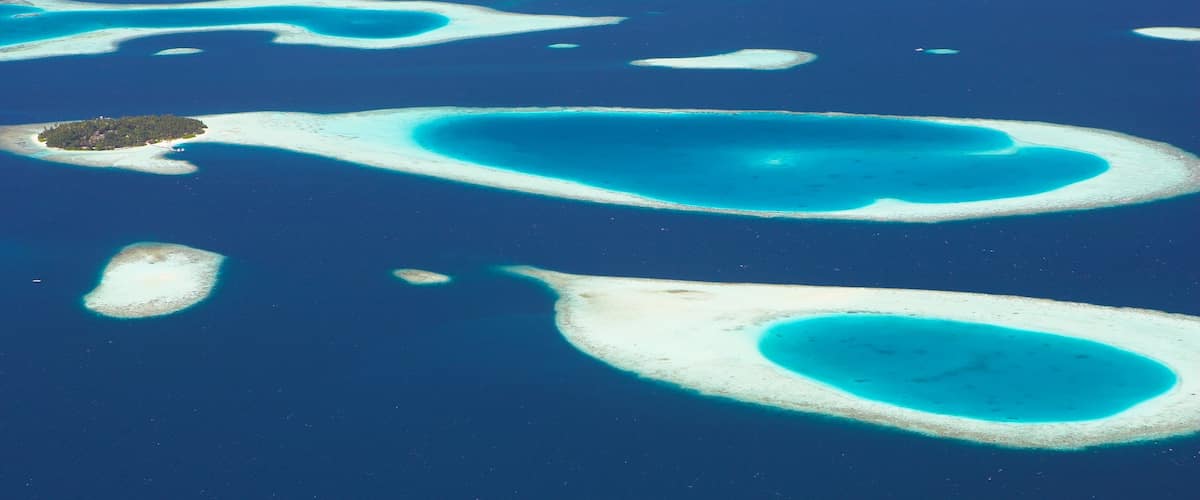 Maldives montrant images d\'Ăźle