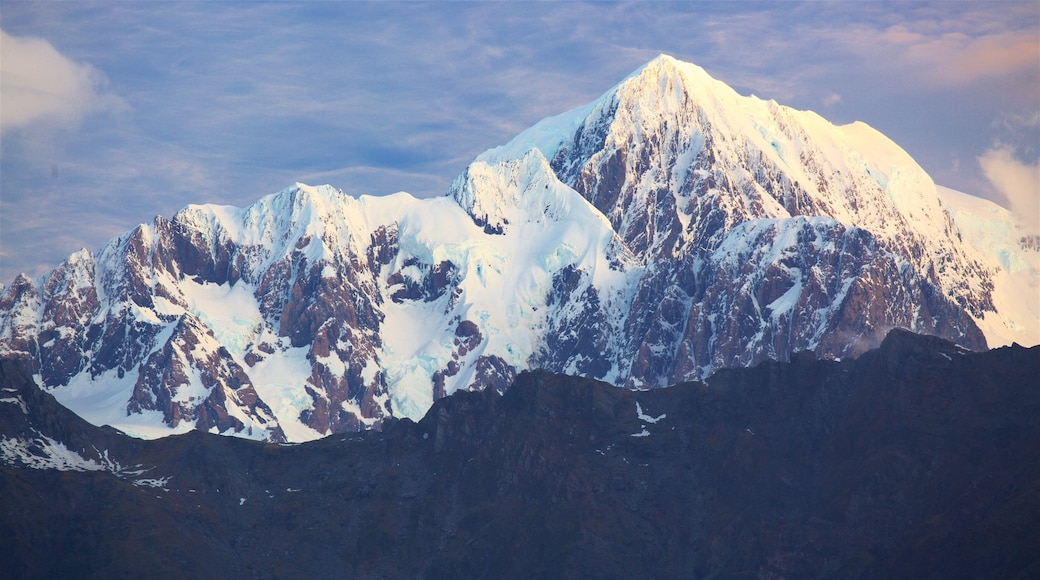 Fox Glacier featuring mountains