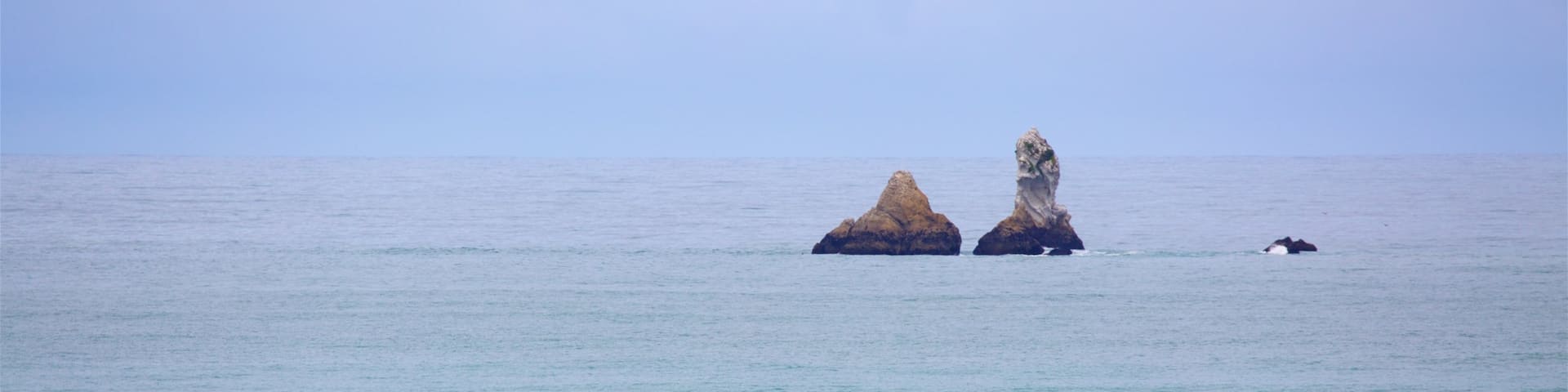 Rapahoe Beach mit einem Wellen und FelskĂŒste