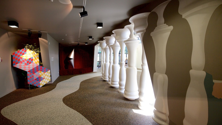 Puzzling World showing interior views