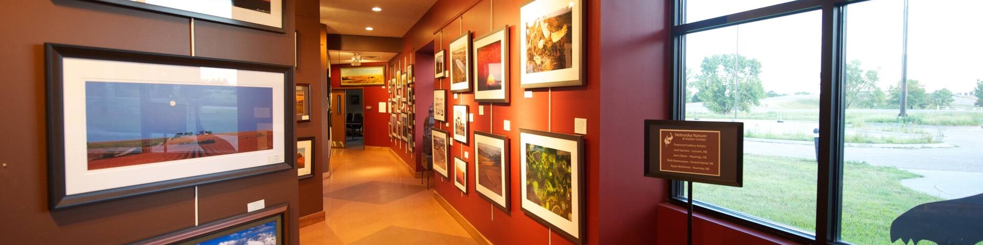 Grand Island featuring zoo animals, interior views and art