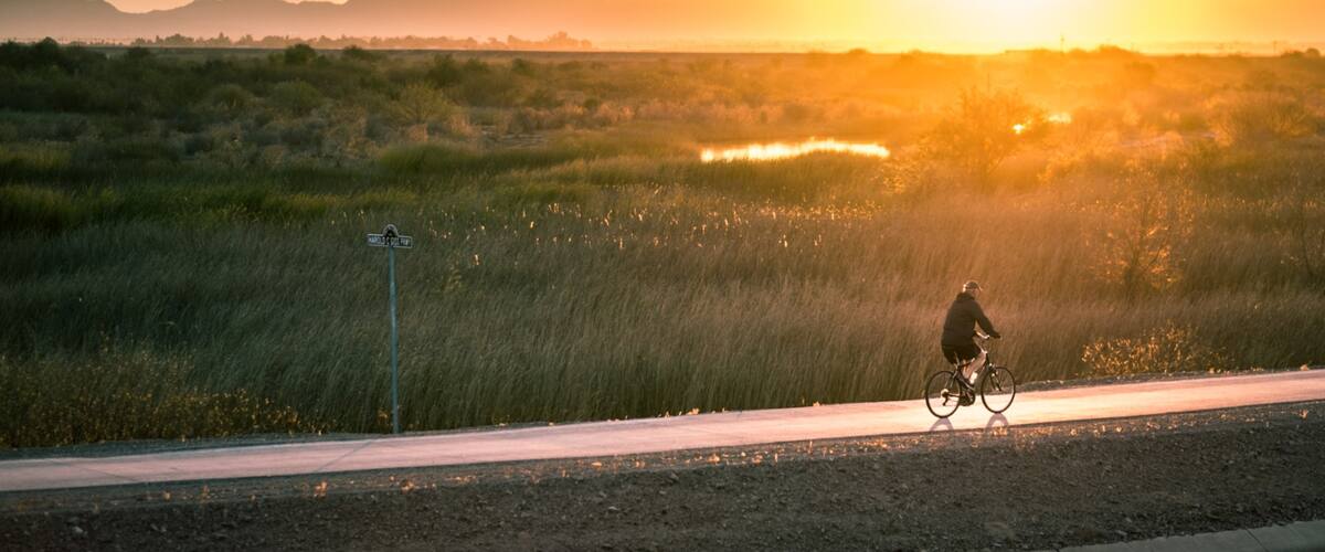 Yuma featuring tranquil scenes, cycling and mountains