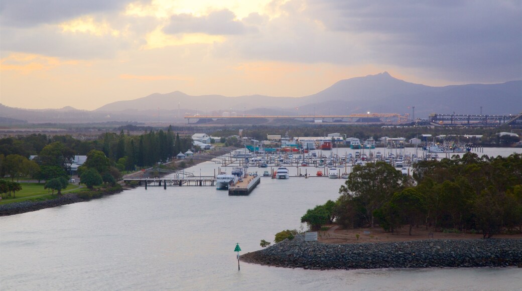 Gladstone Marina toont een jachthaven