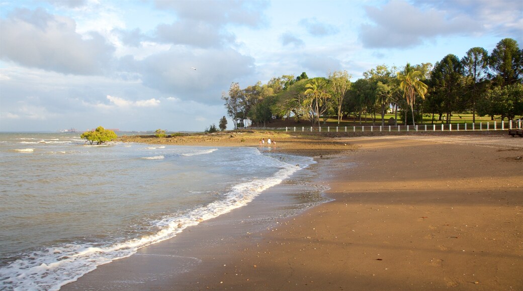 Gladstone showing general coastal views and a sandy beach