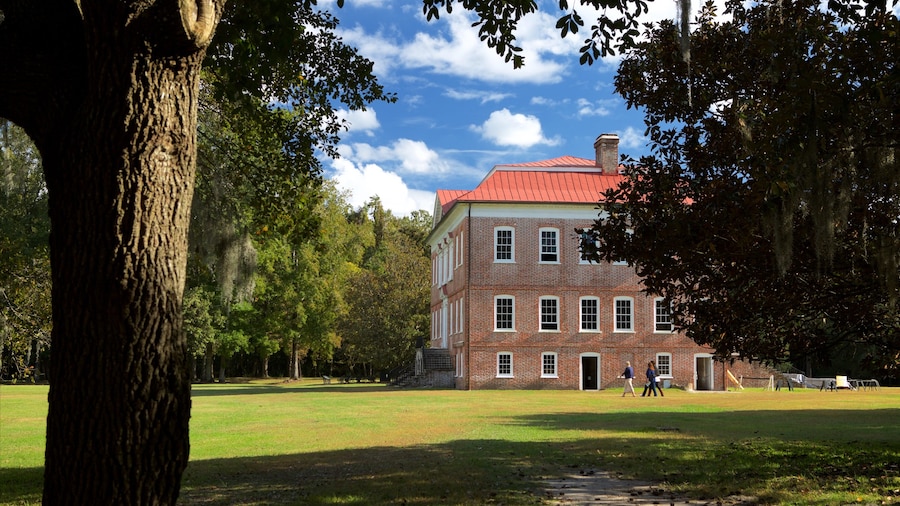 Drayton Hall mettant en vedette parc et maison