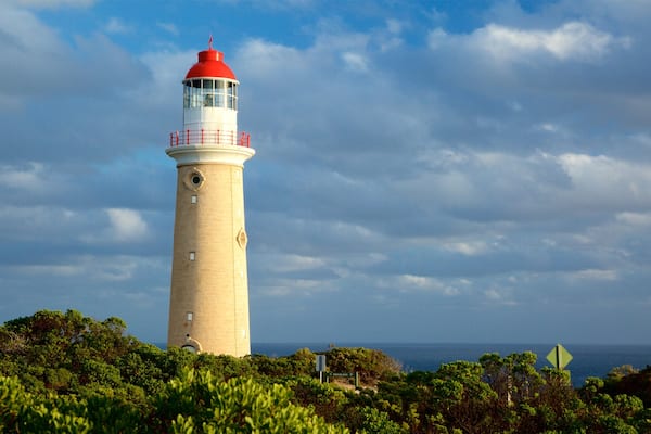 Flinders Chase National Park mit einem allgemeine Küstenansicht und Leuchtturm