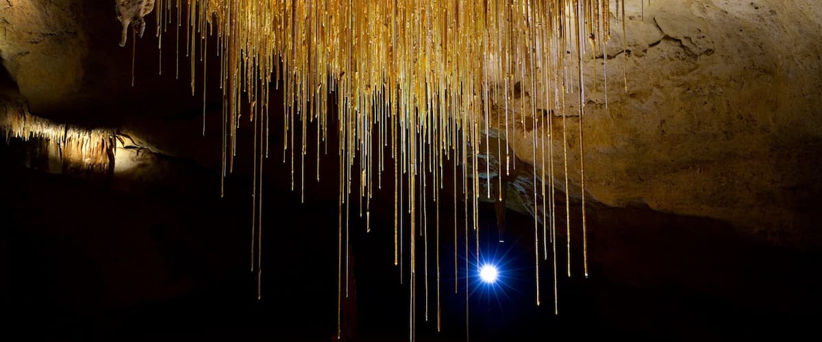 Mount Light featuring caves