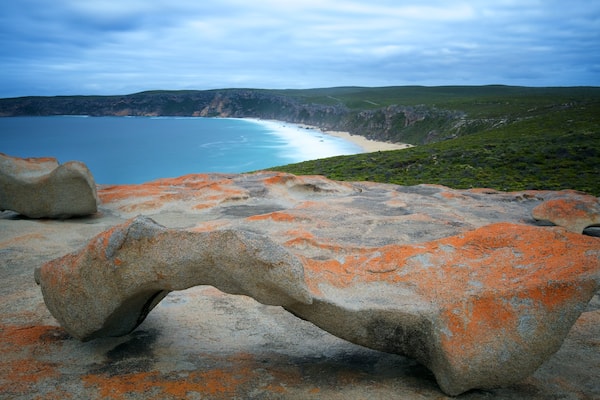 Flinders Chase National Park welches beinhaltet Sandstrand, Landschaften und schroffe Küste