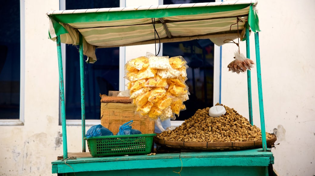 Boracay Island which includes food and markets