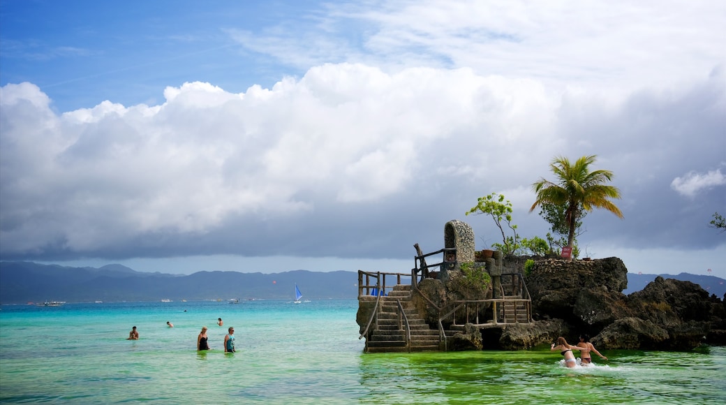 Visayan Islands showing tropical scenes, swimming and island images