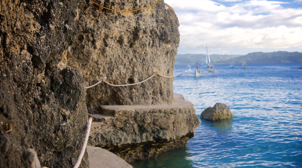 Aklan featuring rocky coastline