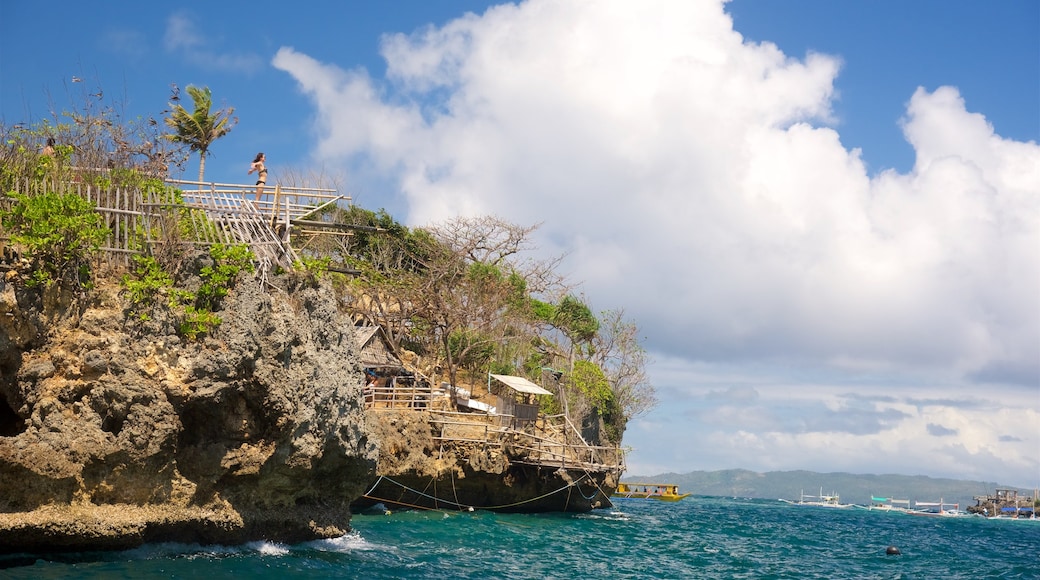 Magic Island showing rugged coastline and general coastal views