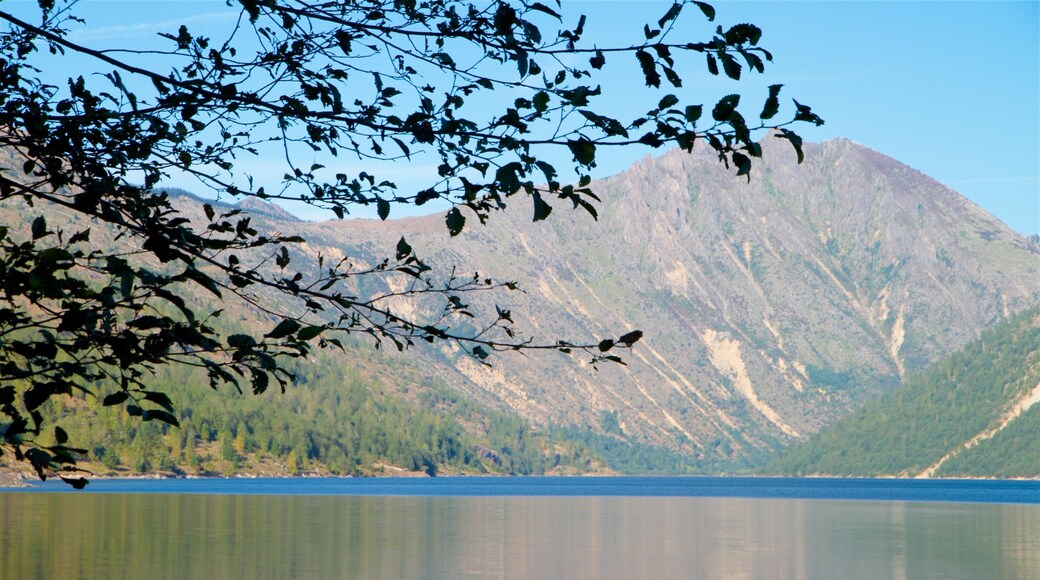 Portland mettant en vedette montagnes, scènes tranquilles et lac ou étang