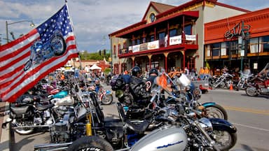 Fayetteville showing motorcycle riding