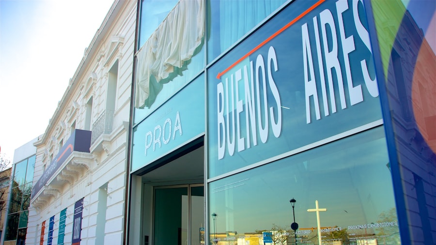 Fundacion Proa montrant signalisation
