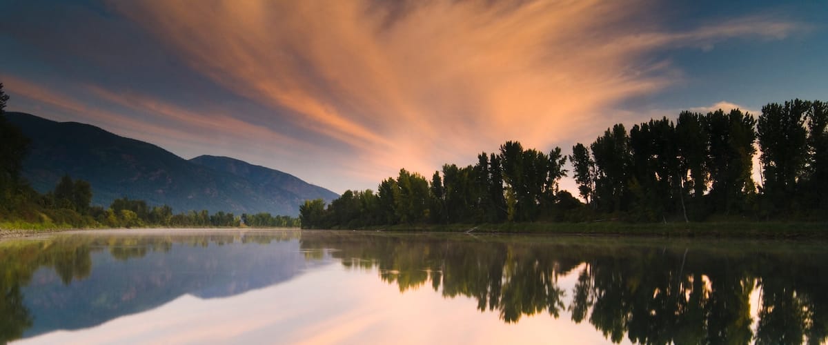 Bonners Ferry which includes a river or creek