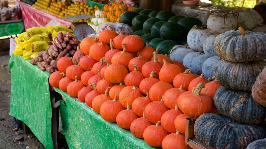 Chiang Mai có tính năng thức ăn và chợ