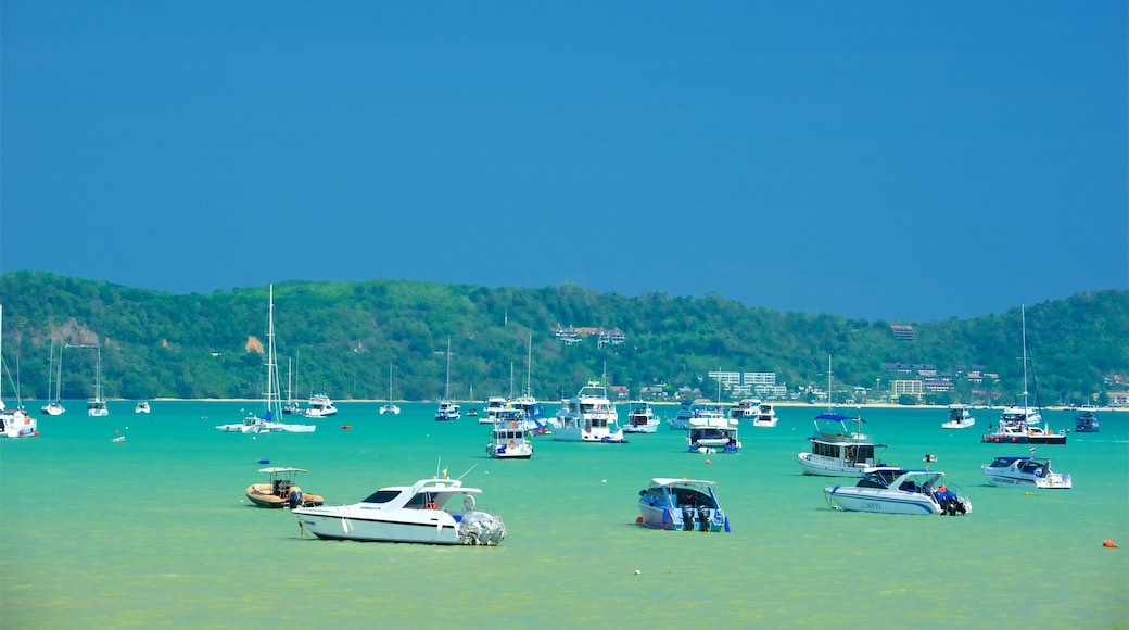 Chalong Pier which includes boating and a bay or harbour