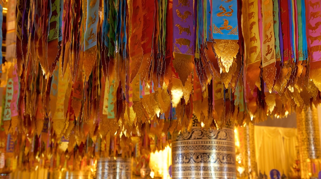 North Thailand showing a temple or place of worship and interior views