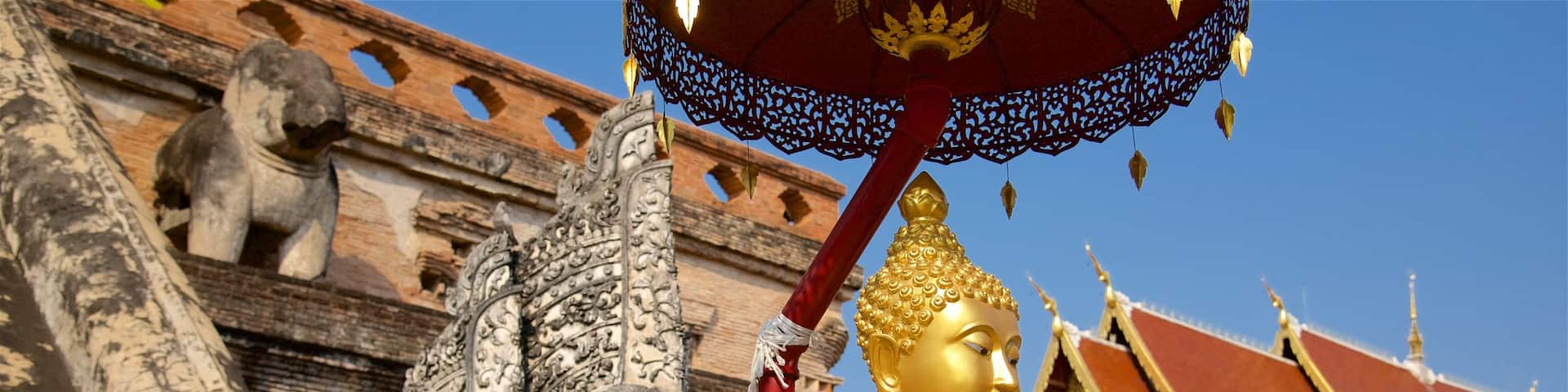 Wat Chedi Luang montrant temple ou lieu de culte