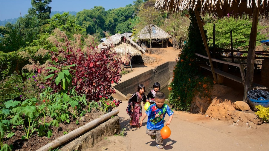 Doi Suthep-Pui Nationalpark som viser en park såvel som børn