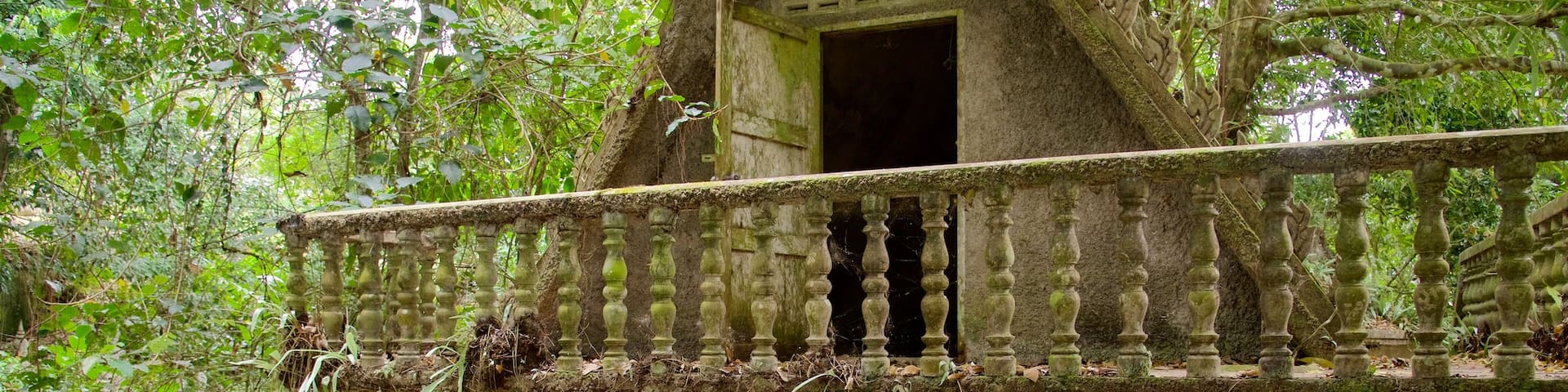 Secret Buddha Garden welches beinhaltet Ruine und Park