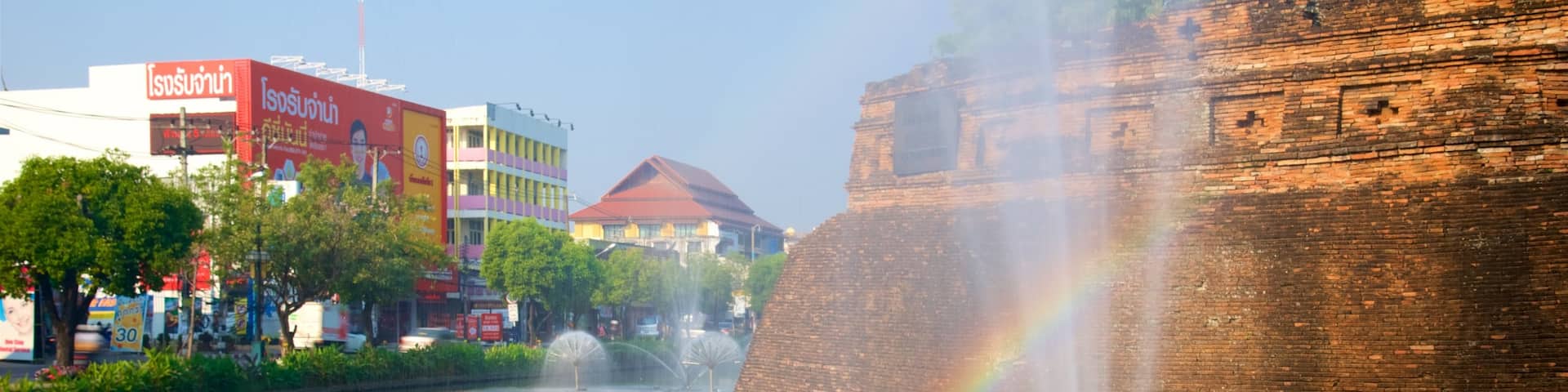 Katam Corner featuring a fountain and a river or creek