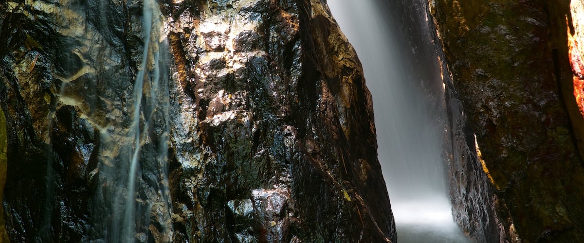 Phuket - Phang Nga which includes a cascade