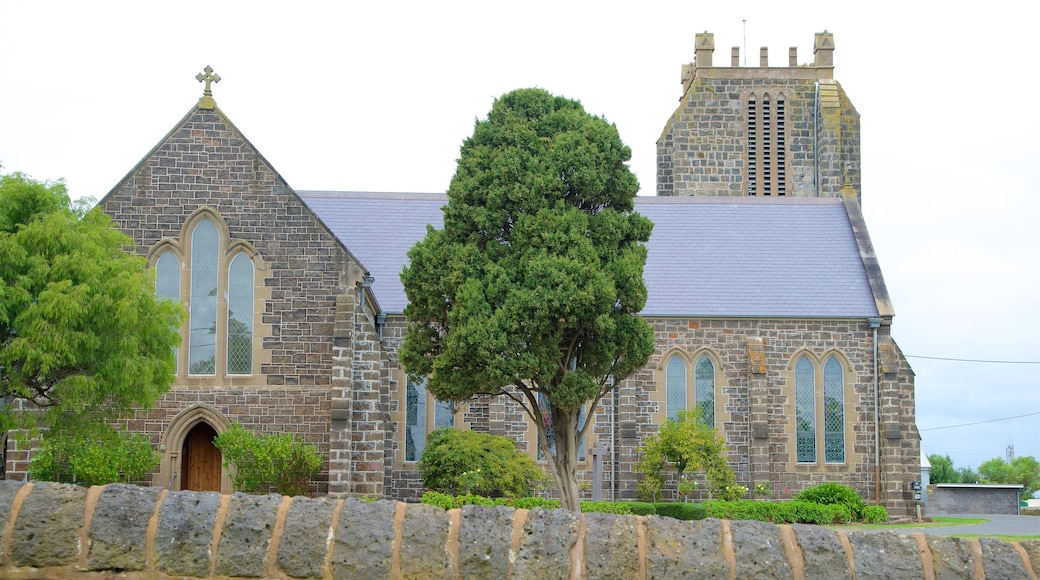 Port Fairy mostrando uma igreja ou catedral