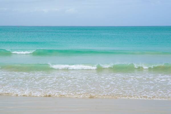 Port Fairy mettant en vedette vagues