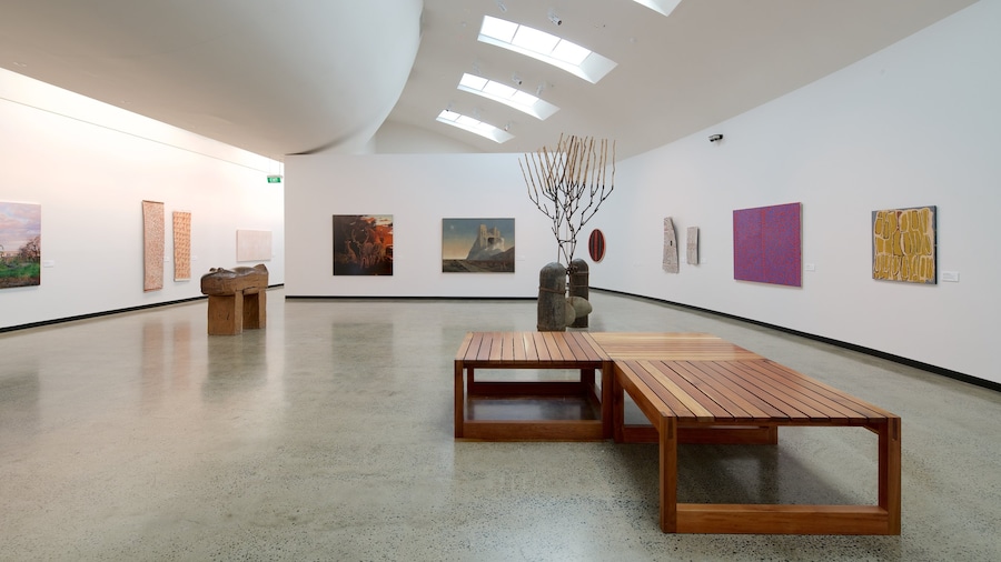 Ballarat Fine Art Gallery som inkluderar interiörer