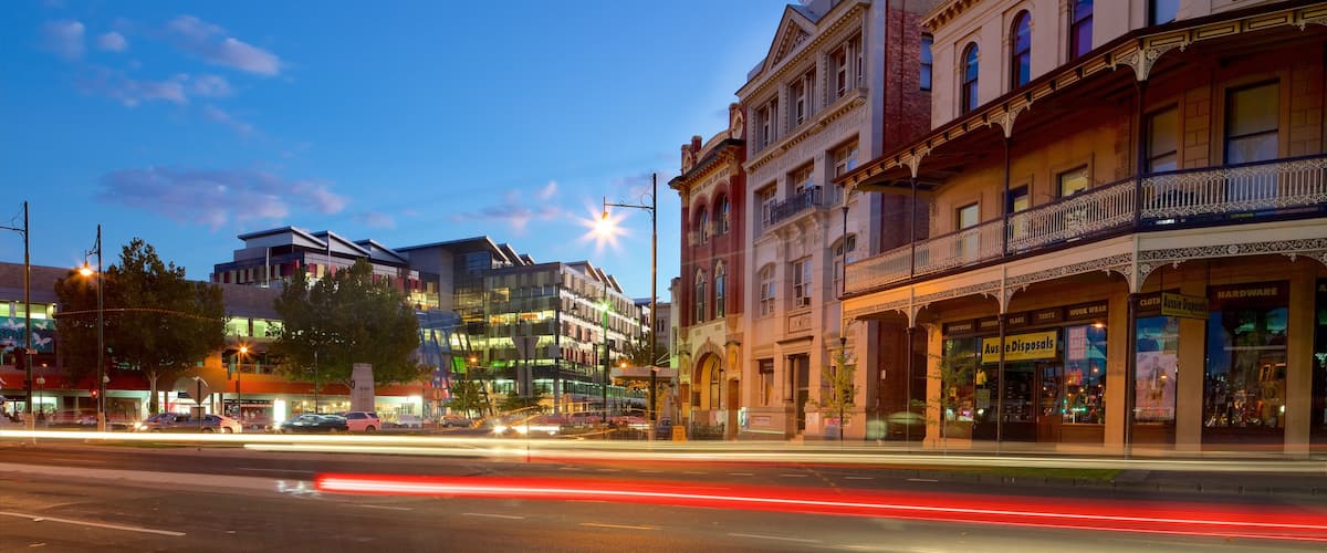 Bendigo ofreciendo una ciudad