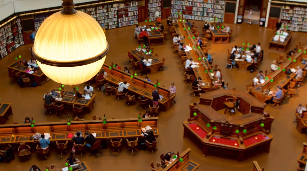 State Library of Victoria toont historische architectuur, interieur en een overheidsgebouw