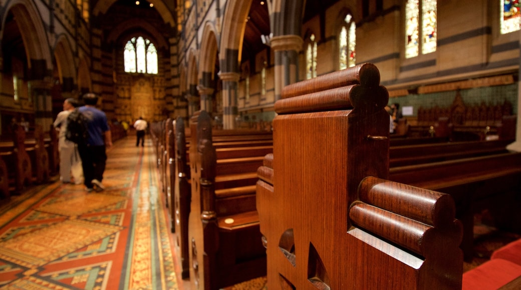 St Paul\'s Cathedral showing a church or cathedral, interior views and heritage architecture