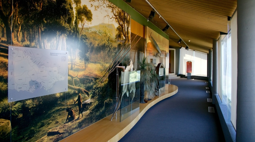 Gold Museum featuring interior views