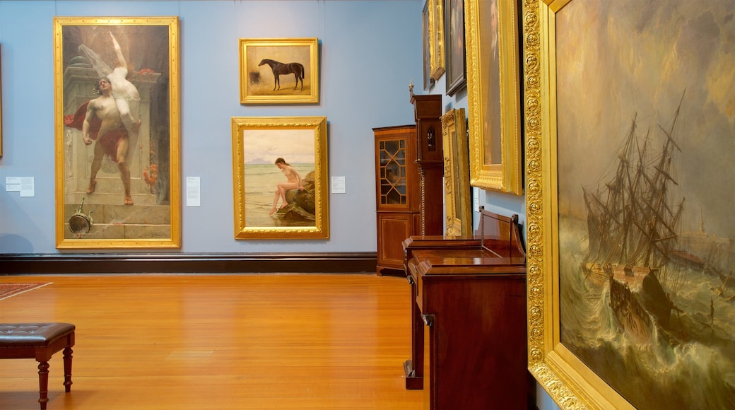 Ballarat Fine Art Gallery featuring interior views