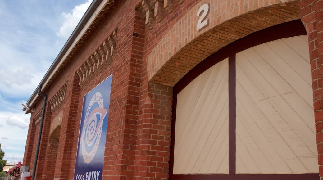 Discovery Science and Technology Centre featuring signage