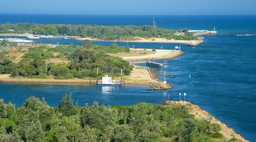 Lakes Entrance Lookout featuring a bay or harbour