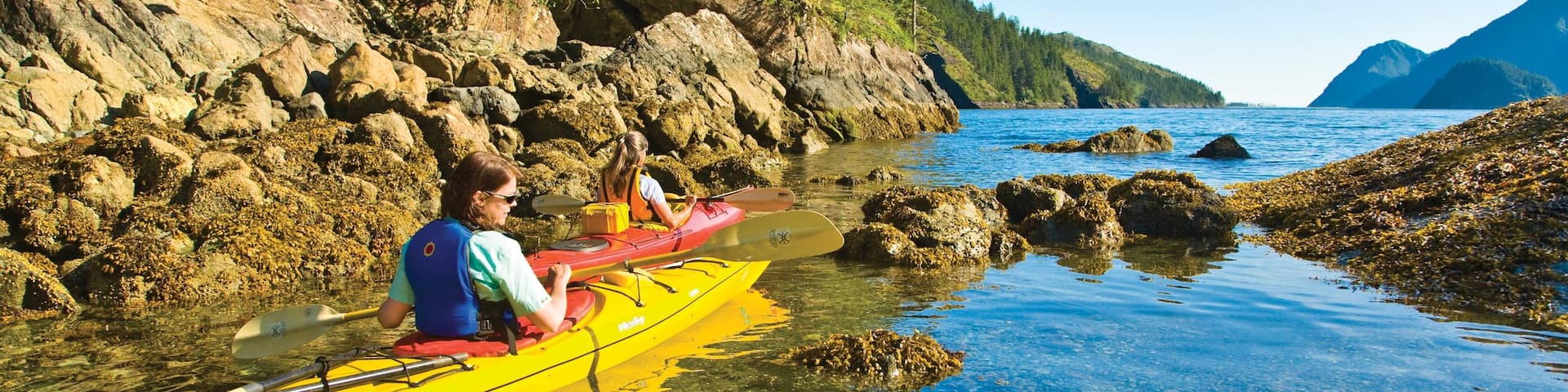 Kenai Peninsula which includes a lake or waterhole, kayaking or canoeing and rugged coastline