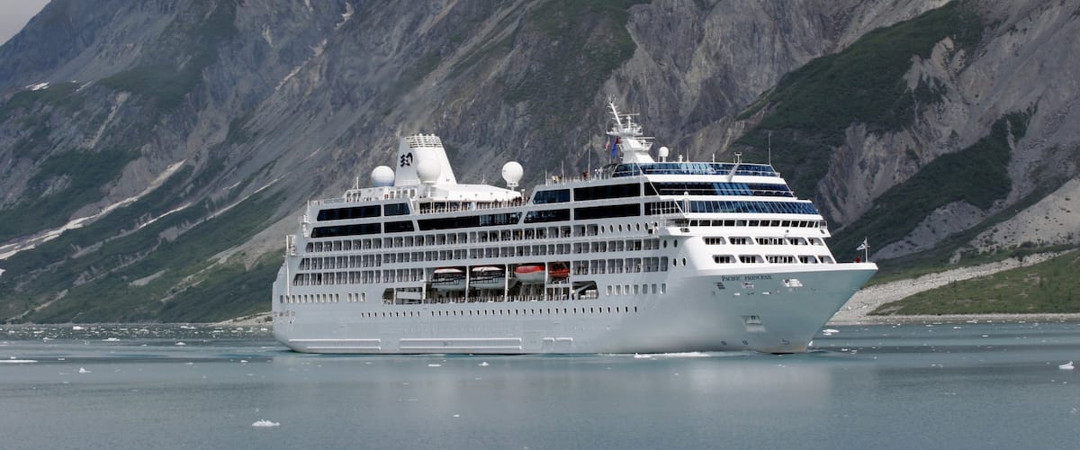 Glacier Bay National Park ofreciendo montañas, crucero y una bahía o puerto