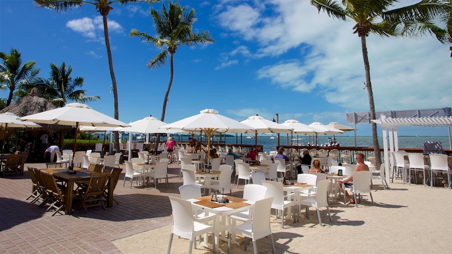 Key Largo som visar al fresco-restauranger och caféer