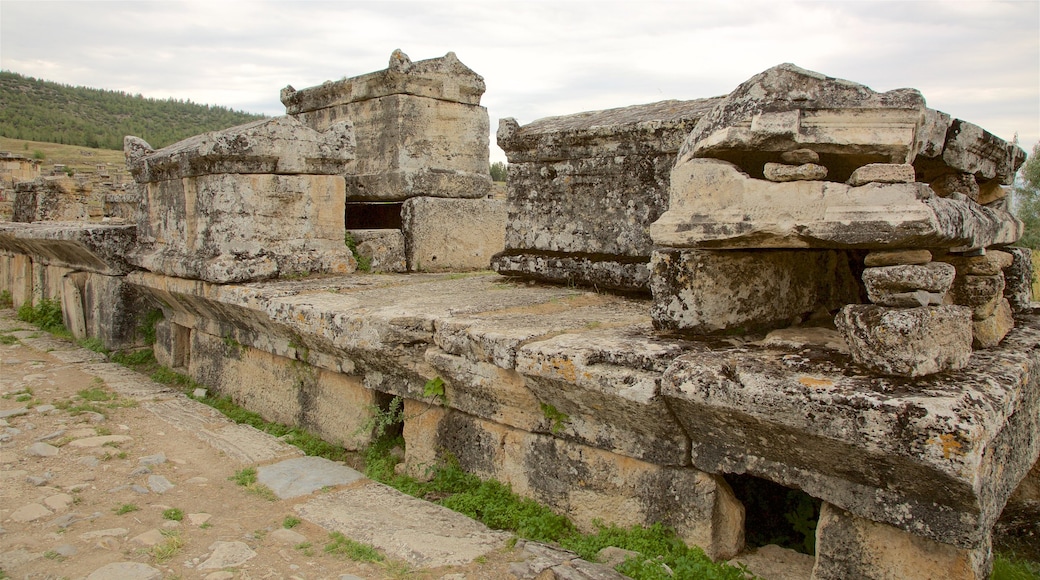 Necrópolis de Hierápolis mostrando una ruina