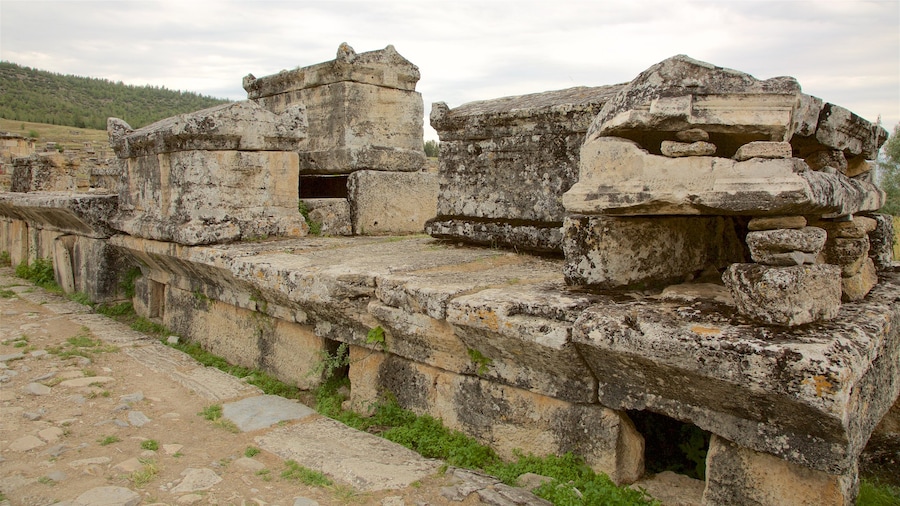Hierapolis Nekropolis som omfatter en ruin