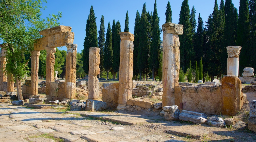 Hierapolis som inkluderer ruiner