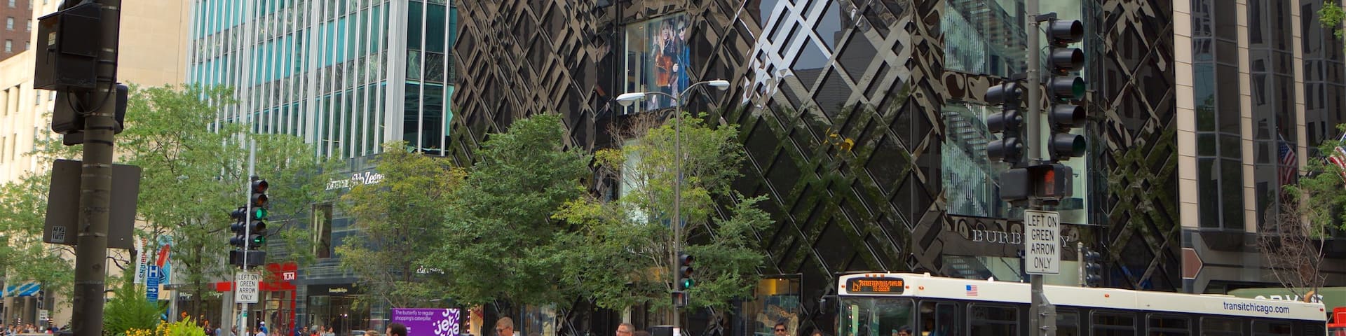 The Shops at North Bridge que incluye escenas urbanas, una ciudad y dfc