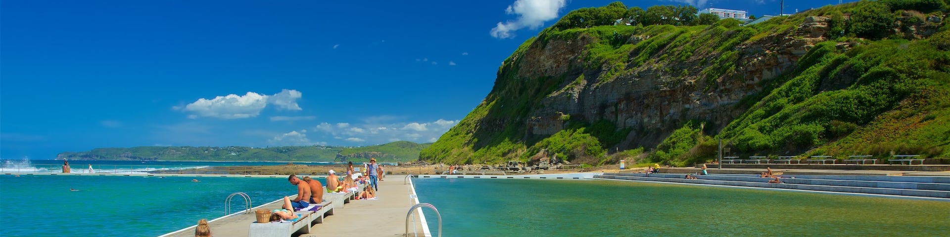 Merewether Ocean Baths featuring a pool
